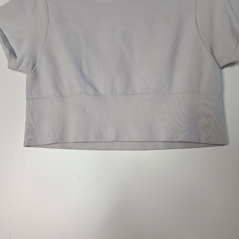Offline By Aerie Sidewalk Seamless Cropped T-Shirt Size Large - Picture 5 of 8